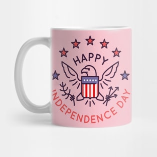 Independence Day american flag Mug